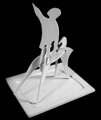 Centaur sculpture - white